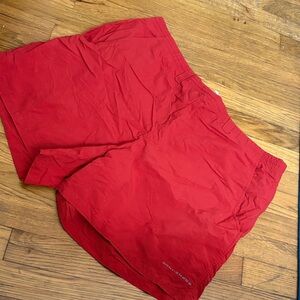 Onia Men's Vibrant Red Athletic Shorts